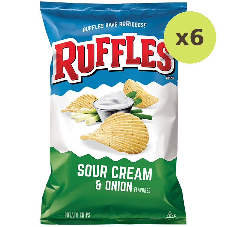 Ruffles Sour Cream & Onion Potato Chips