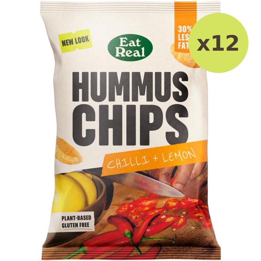 Eat Real Hummus Chips Chilli & Lemon Flavour