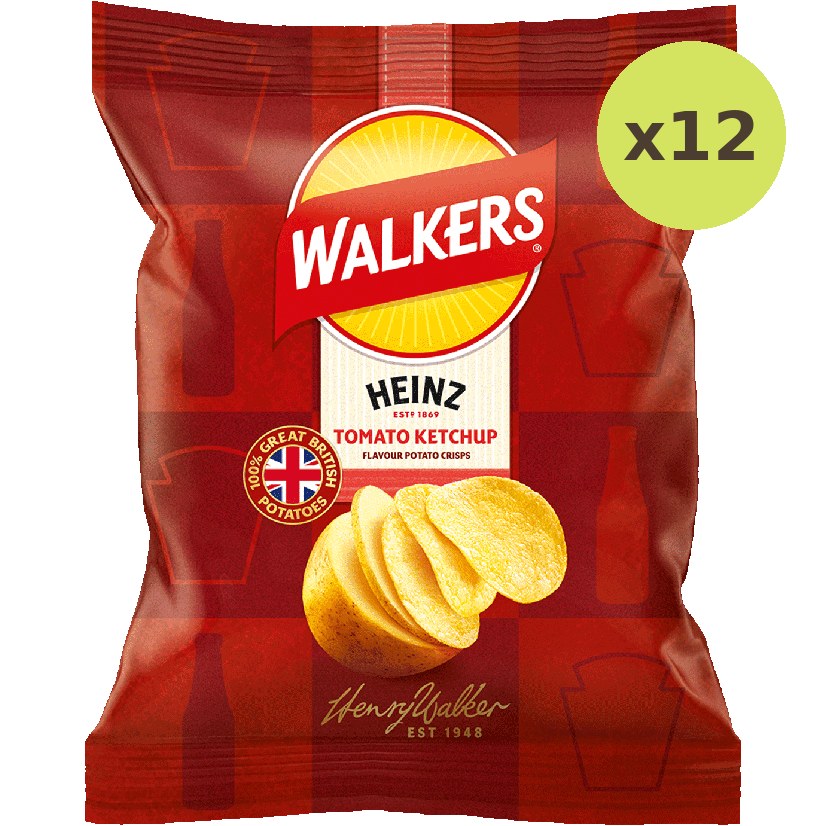 Walkers Tomato Sauce Crisps