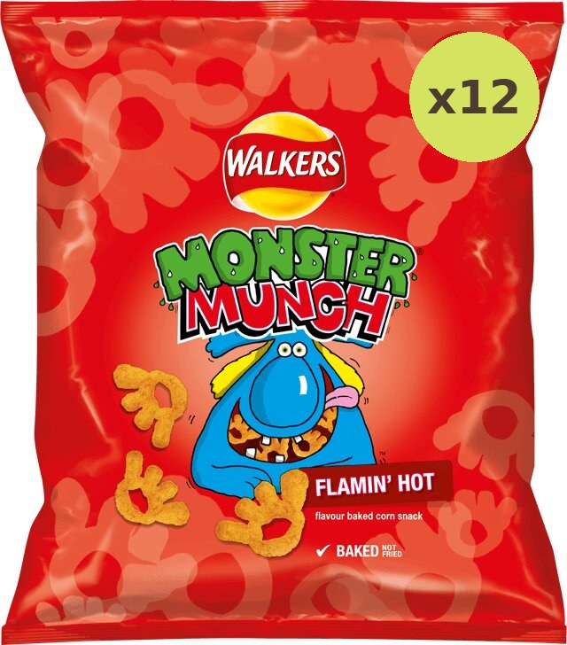 Walkers Monster Munch Flamin Hot