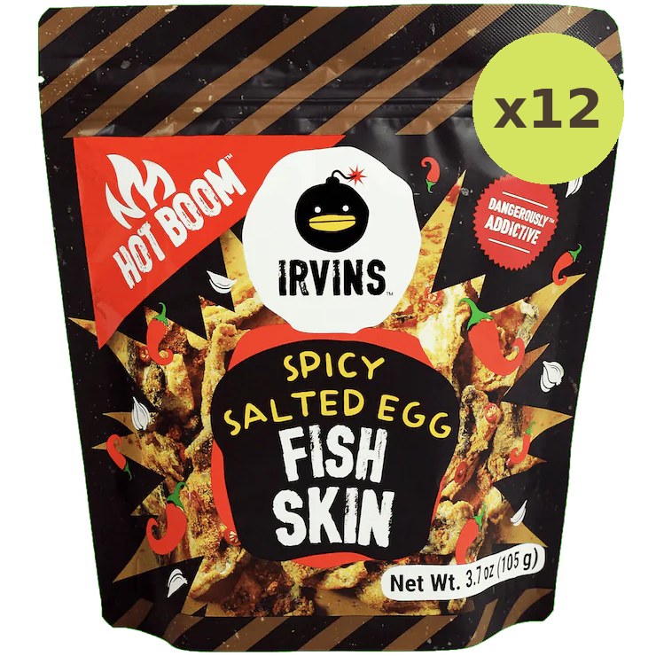 Irvins Fish Skin Salted Egg Spicy