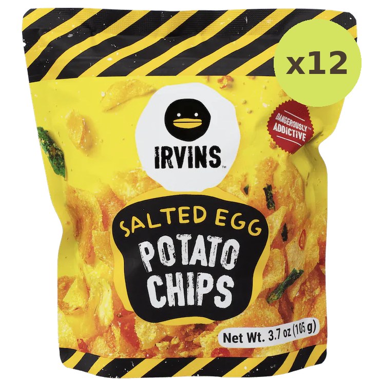 Irvins Potato Chips Salted Egg