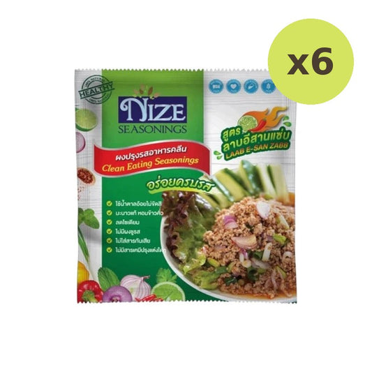 Nize Powder Clean Seasoning Spicy Laab Isaan Recipe Packets
