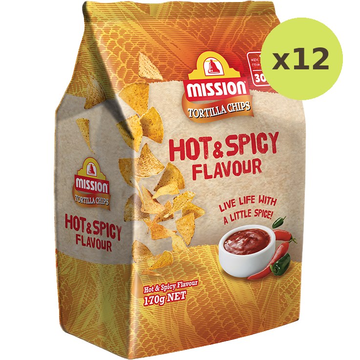 Mission Hot & Spicy Tortilla Chips