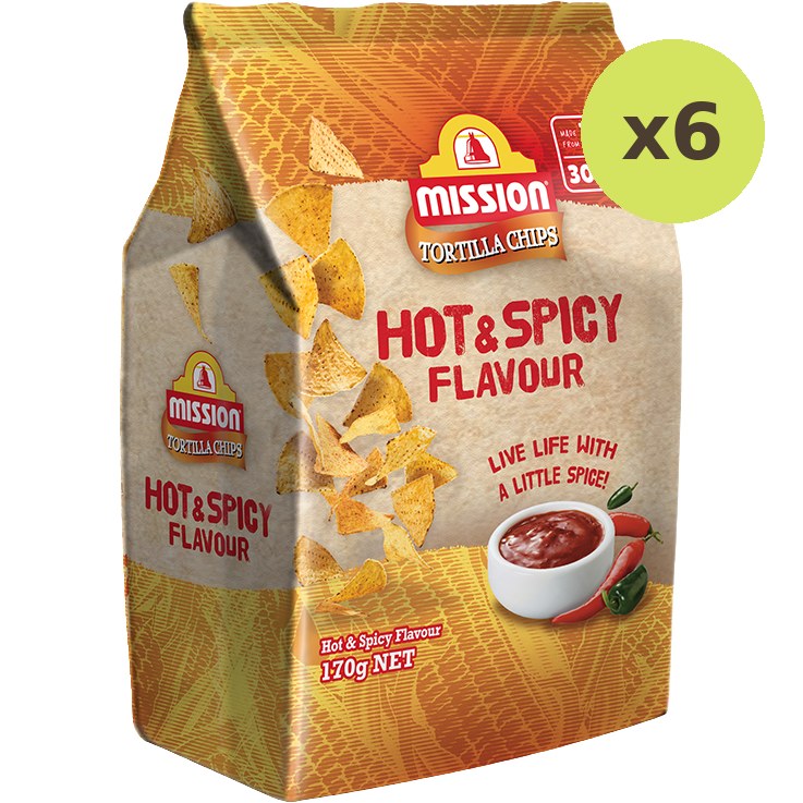 Mission Hot & Spicy Tortilla Chips