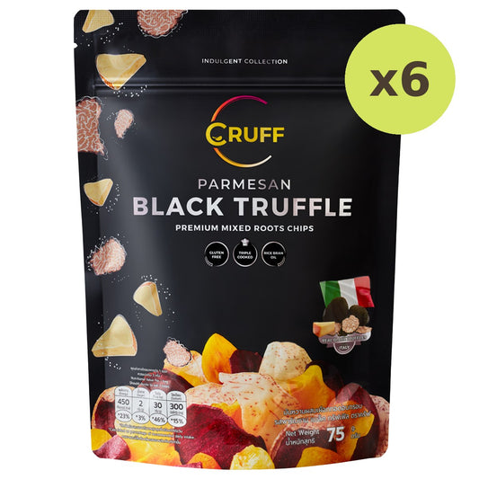 Cruff Mixed Root Chips Parmesan Black Truffle Flavor