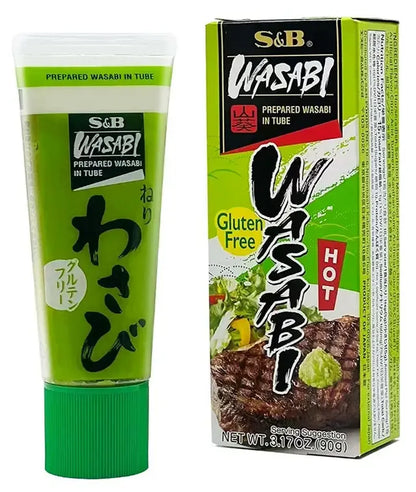 S & B Neri Wasabi In Tube With Horseradish 90g x6 pcs