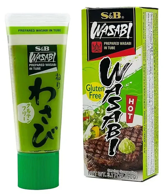 S & B Neri Wasabi In Tube With Horseradish 90g x6 pcs