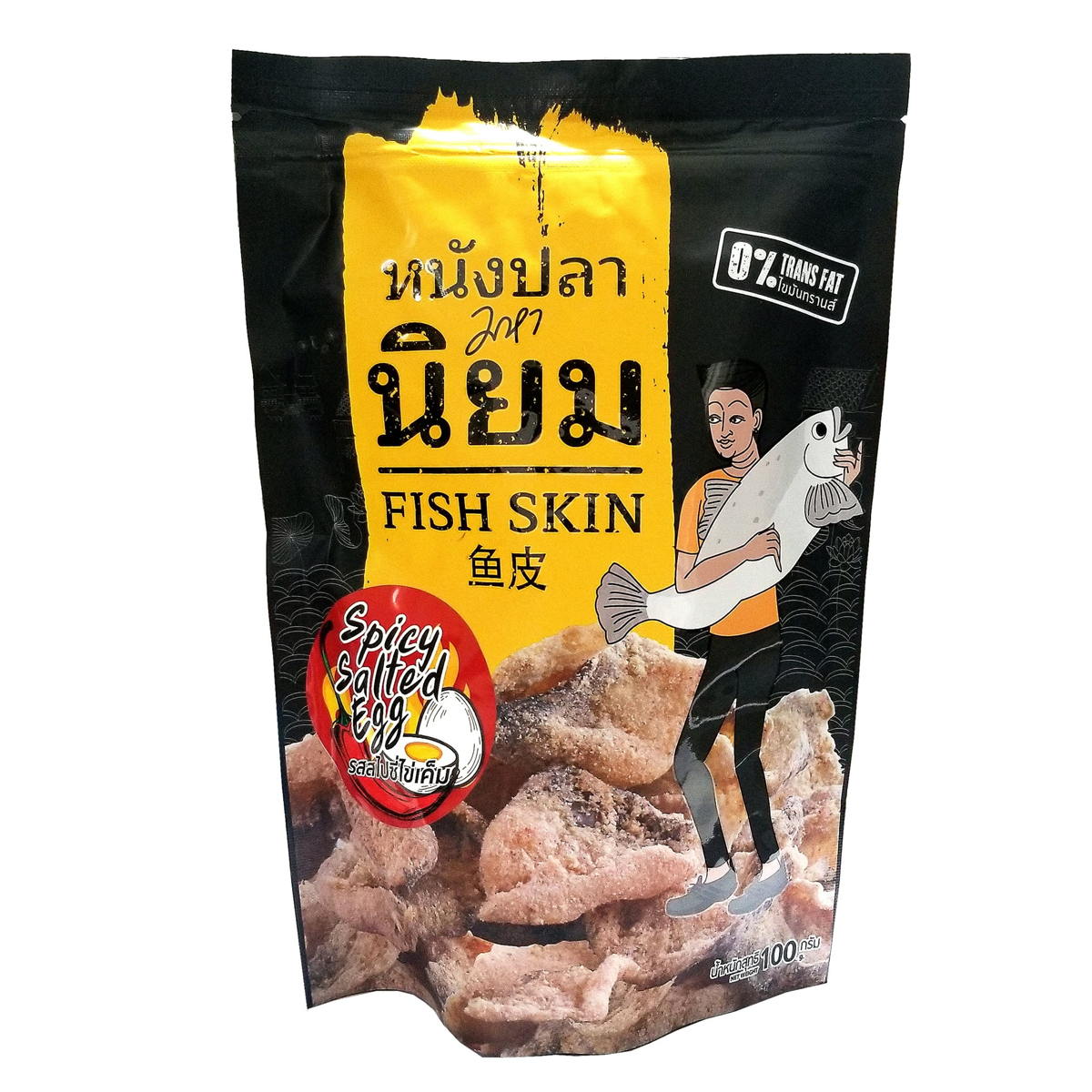 Mahaniyom Fish Skin Spicy Salted Egg