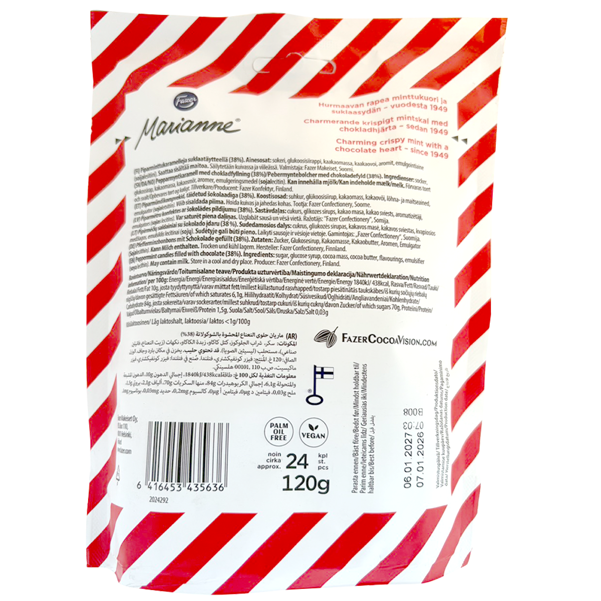 Fazer Marianne Chocolate Filled Mint Candies