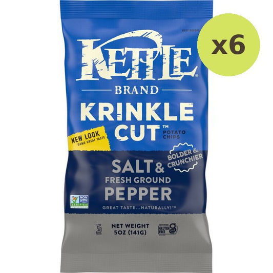 Kettle Krinkle Cut Salt & Fresh Ground Pepper