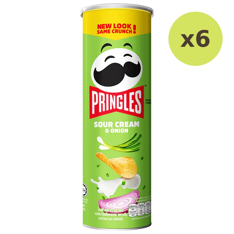Pringles Potato Chip Sour Cream & Onion