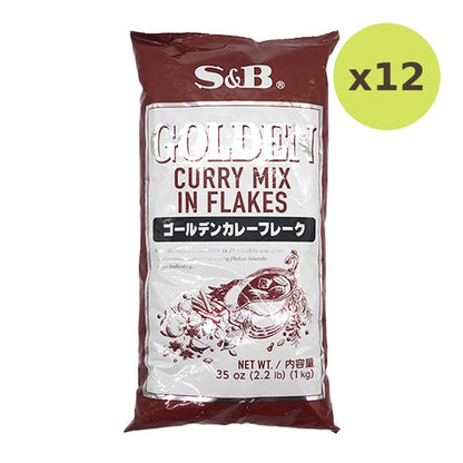 S&B Golden Curry Sauce Mix Flakes 1kg