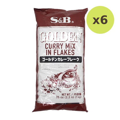 S&B Golden Curry Sauce Mix Flakes 1kg