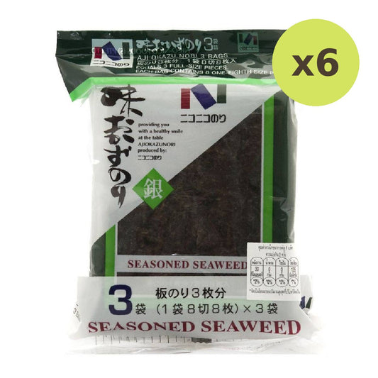 Nico Nico Nori Aji Okazu Nori Seaweed Pack 3