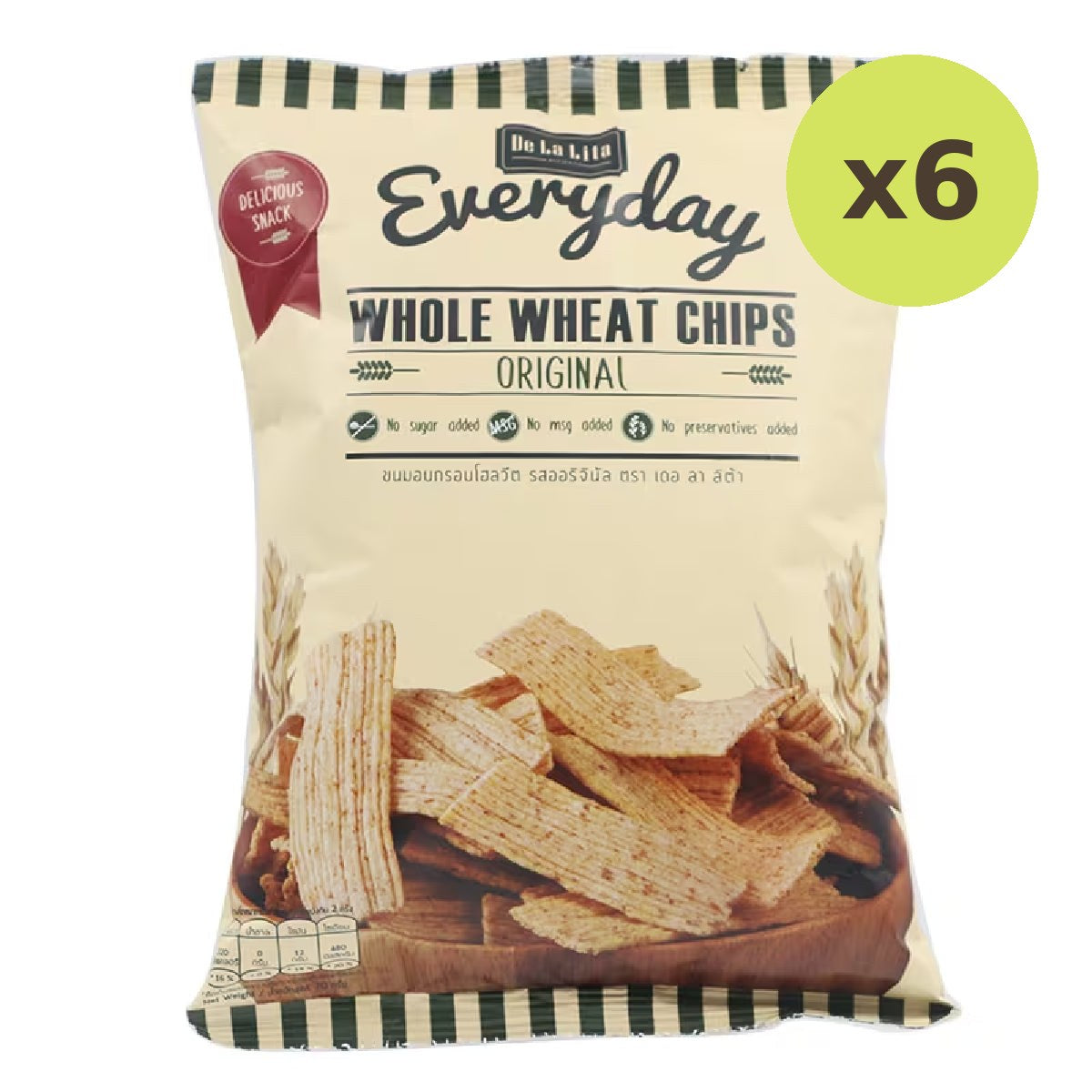 De La Lita Whole Wheat Chips Original