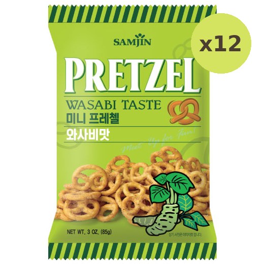 Samjin Pretzel Wasabi