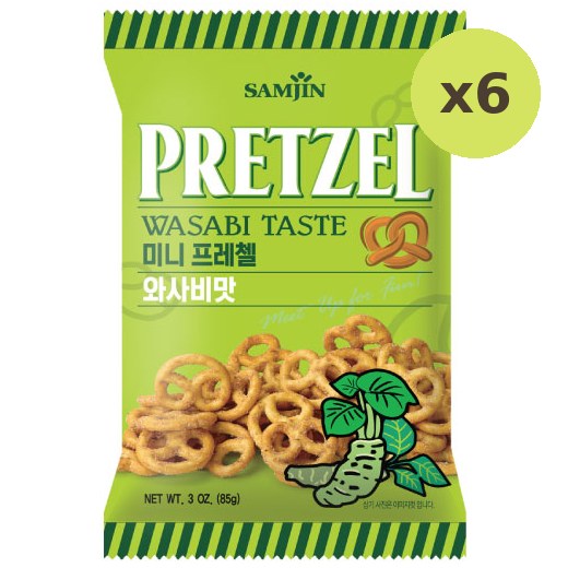 Samjin Pretzel Wasabi