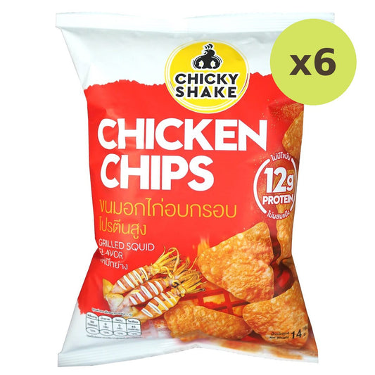 Chicky Shake Chicken Chips Grilled Squid Flavor