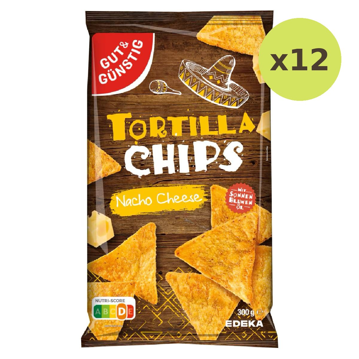 Edeka Tortilla Chips Nacho Cheese