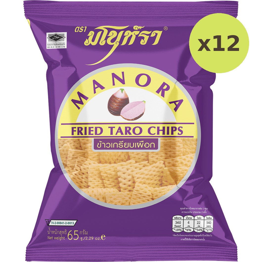 Manora Crispy Taro Rice Cracker