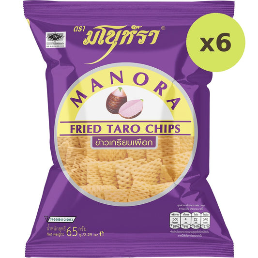 Manora Crispy Taro Rice Cracker