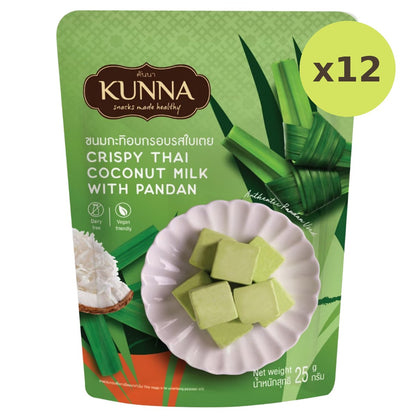 Kunna Crispy Thai Coconut Milk With Pandan 25g