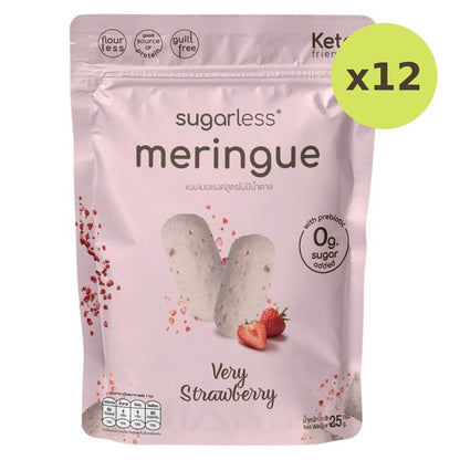 Sugarless Meringue Snack Very Strawberry Flavour
