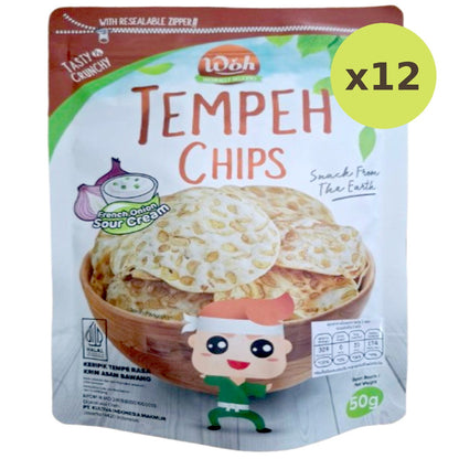 Woh Tempeh Chips Sour Cream