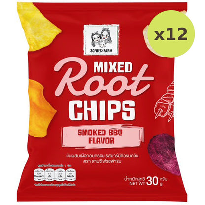 3c Freshfarm Mixed Root Chips Smoked Bbq
