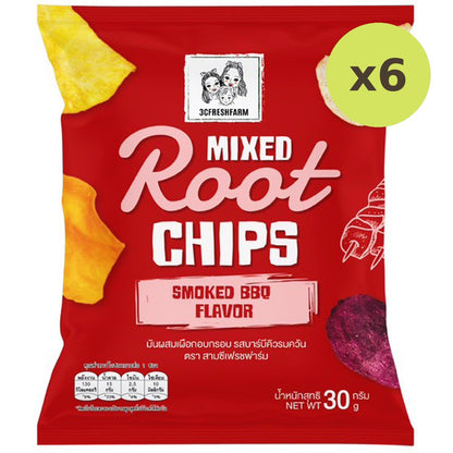 3c Freshfarm Mixed Root Chips Smoked Bbq