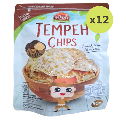 Woh Tempeh Chips Black Truffle