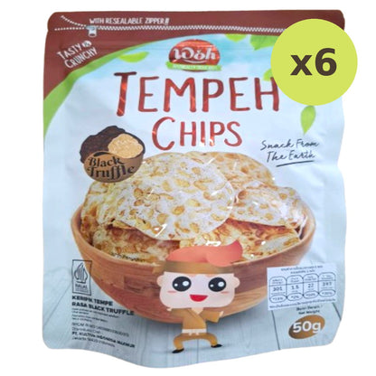 Woh Tempeh Chips Black Truffle