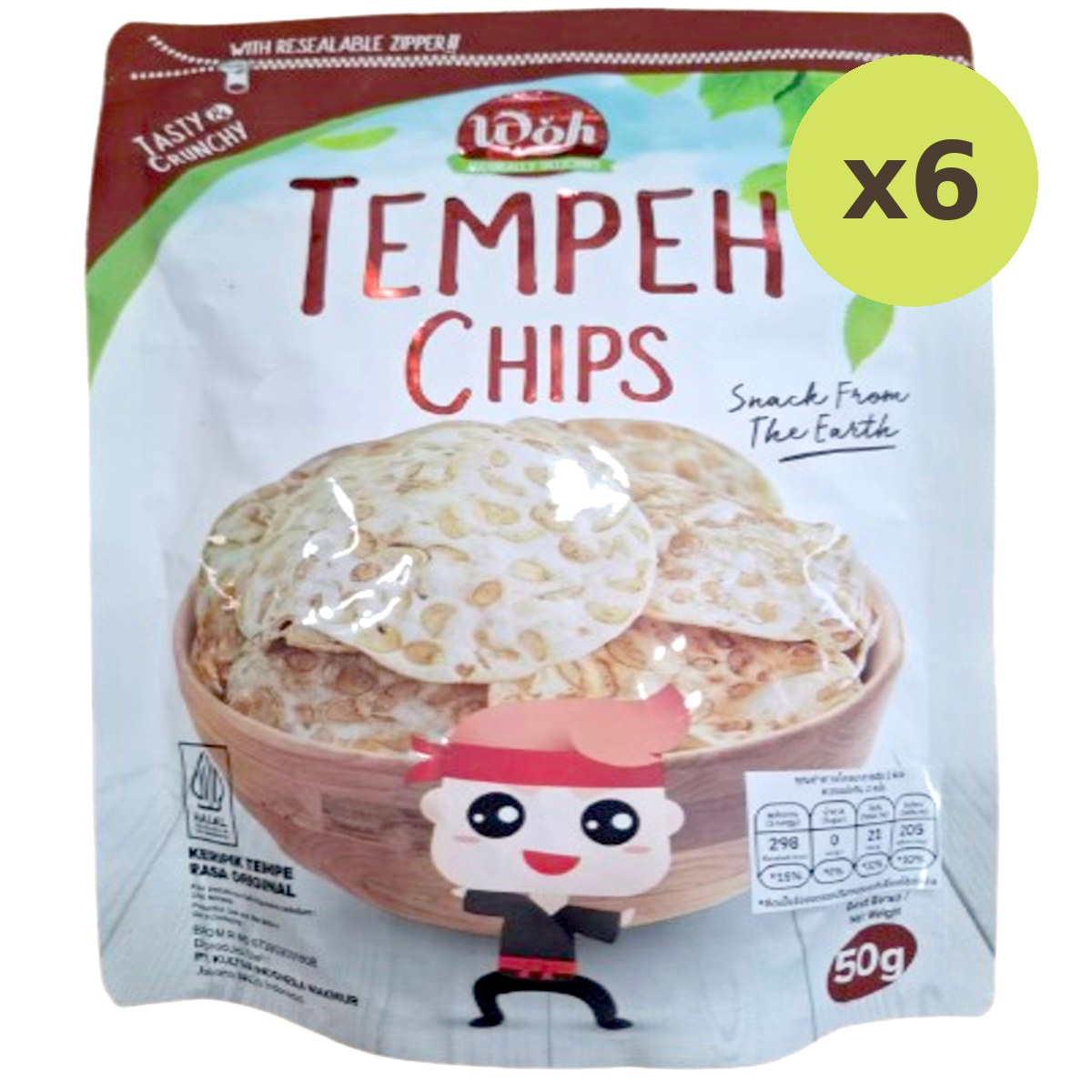 Woh Tempeh Chips Original