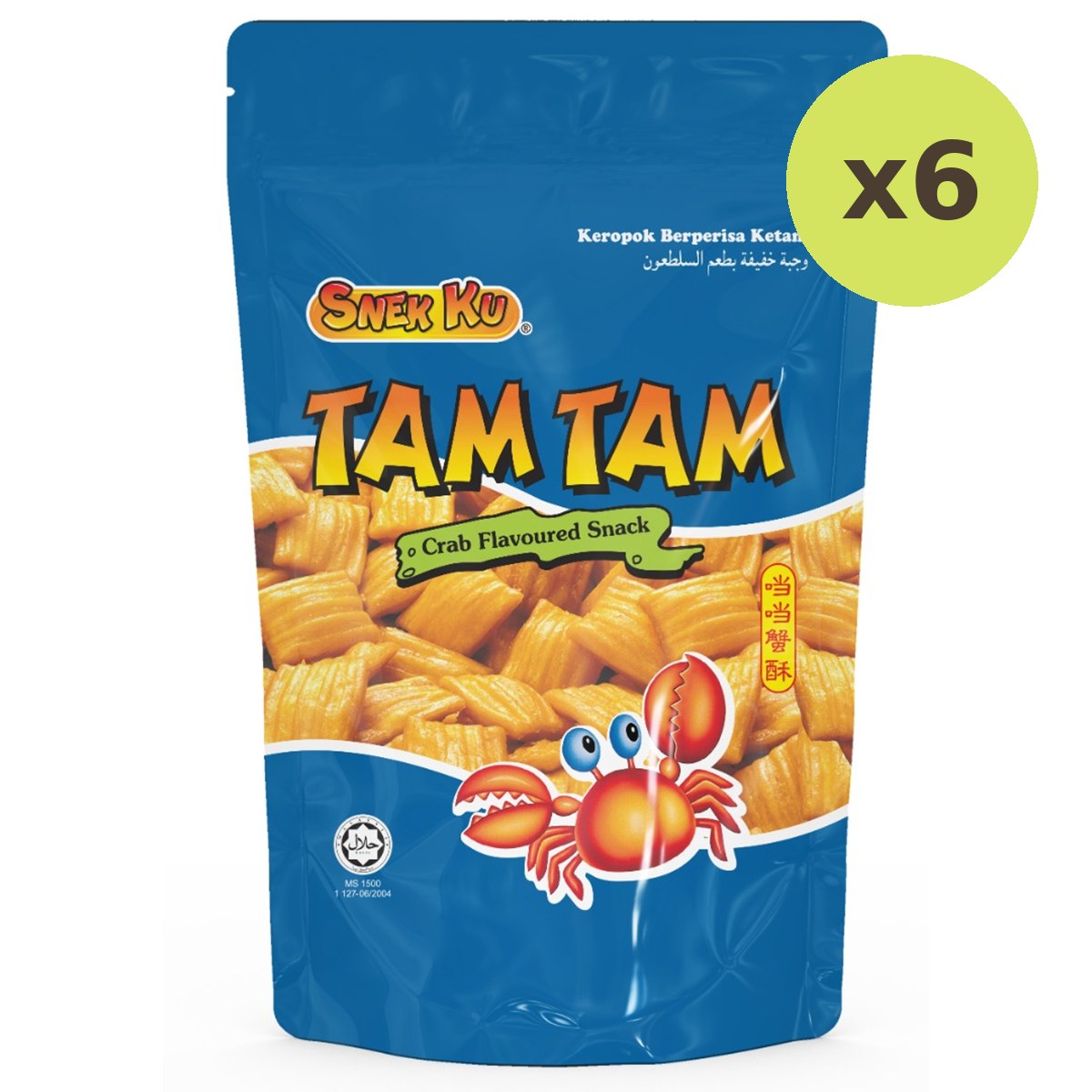 Snek Ku Tam Tam Crab Flavoured Snacks