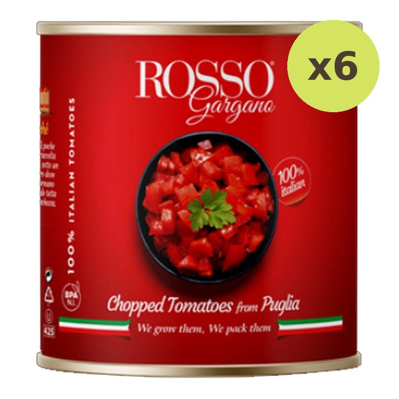 Rosso Chopped Tomatoes Sauce 2.5kg