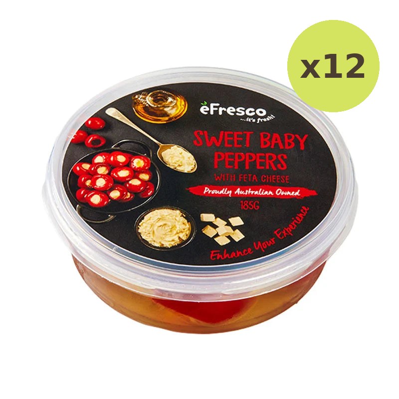 Makro Sweet Peppers With Feta Cheese 185g