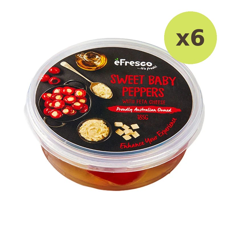 Makro Sweet Peppers With Feta Cheese 185g