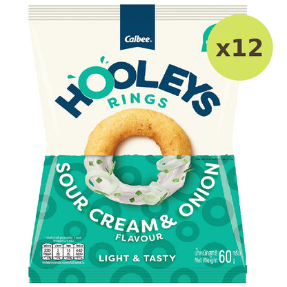 Calbee Hooleys Rings Sour Cream & Onion Flavoured