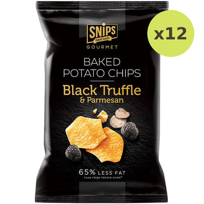 Snips Black Truffle & Parmesan Baked Potato Chips