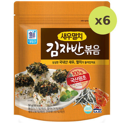 Sajo Seasoned Seaweed Shrimp And Anchovy Flavor