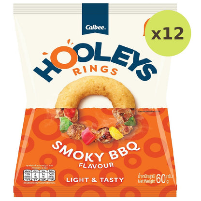 Calbee Hooleys Rings Smoky Barbecue Flavour