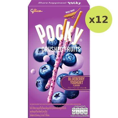 Glico Pocky Crushed Fruits Blueberry