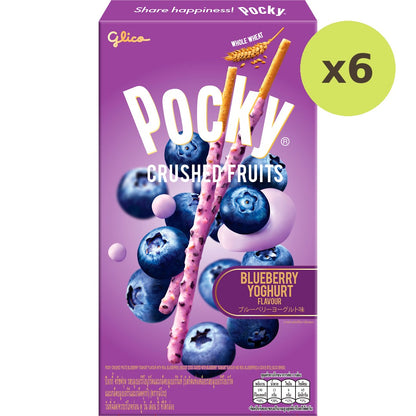 Glico Pocky Crushed Fruits Blueberry