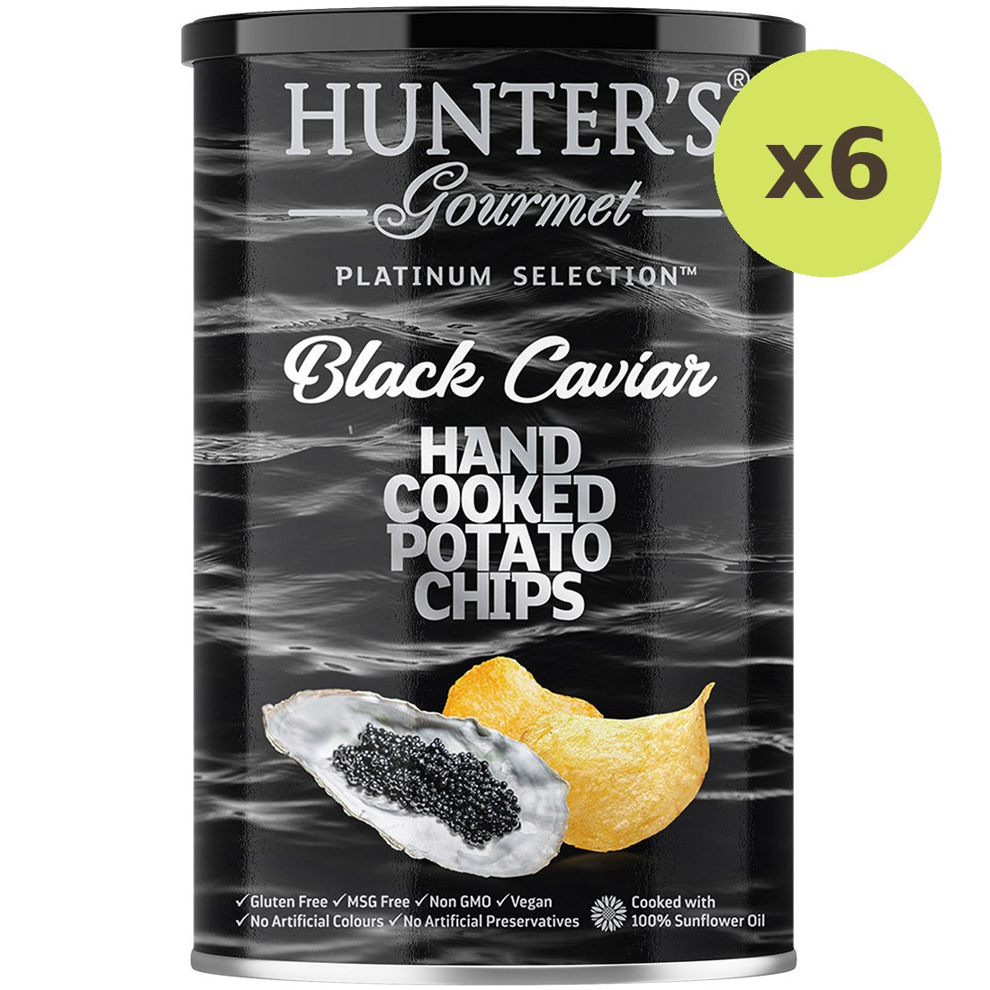 Hunter's Potato Chips Black Caviar
