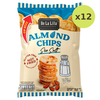 De La Lita Almond And Rice Chips Sea Salt Flavor