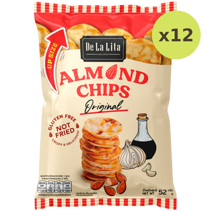 De La Lita Almond And Rice Chips Original