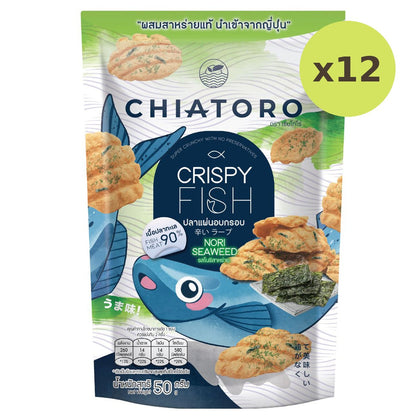 Chiatoro Crispy Fish Cracker Nori Seaweed Flavour