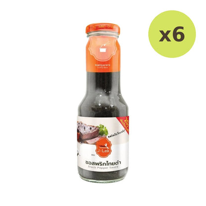 J-lek Jae Lek Black Pepper Sauce Glass Bottle 350g