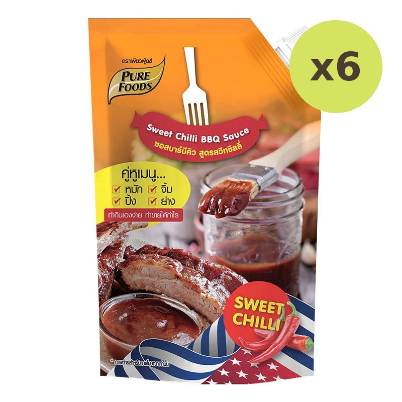 Pure Foods Sweet Chilli BBQ Sauce 800g